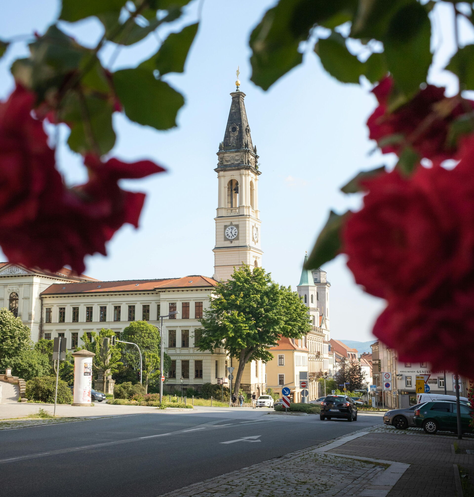 Stadt Zittau Hauptweg Bahnhof zur Innenstadt